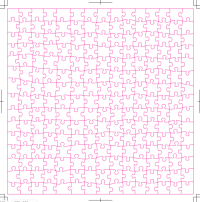 225piece 7.87inX7.87in